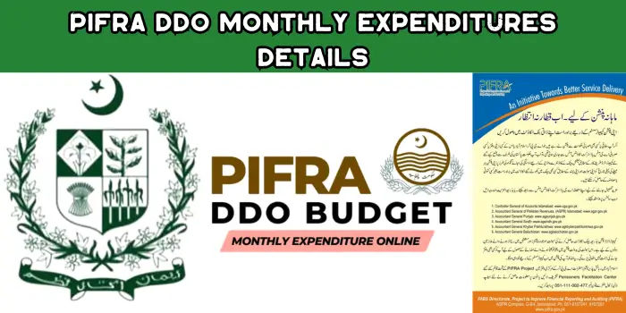 PIFRA DDO Monthly Expenditure